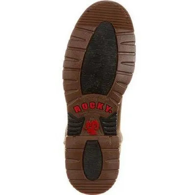 Rocky Men's Original Ride Roper 10" Round Toe Western Boot -Brown- FQ0001108