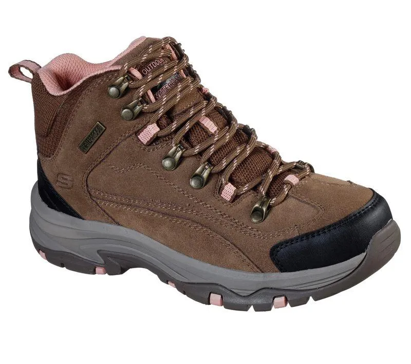 Skechers 167004 Trego Alpine Trail Wanderstiefel für Damen, weite Passform, Braun/Hellbraun