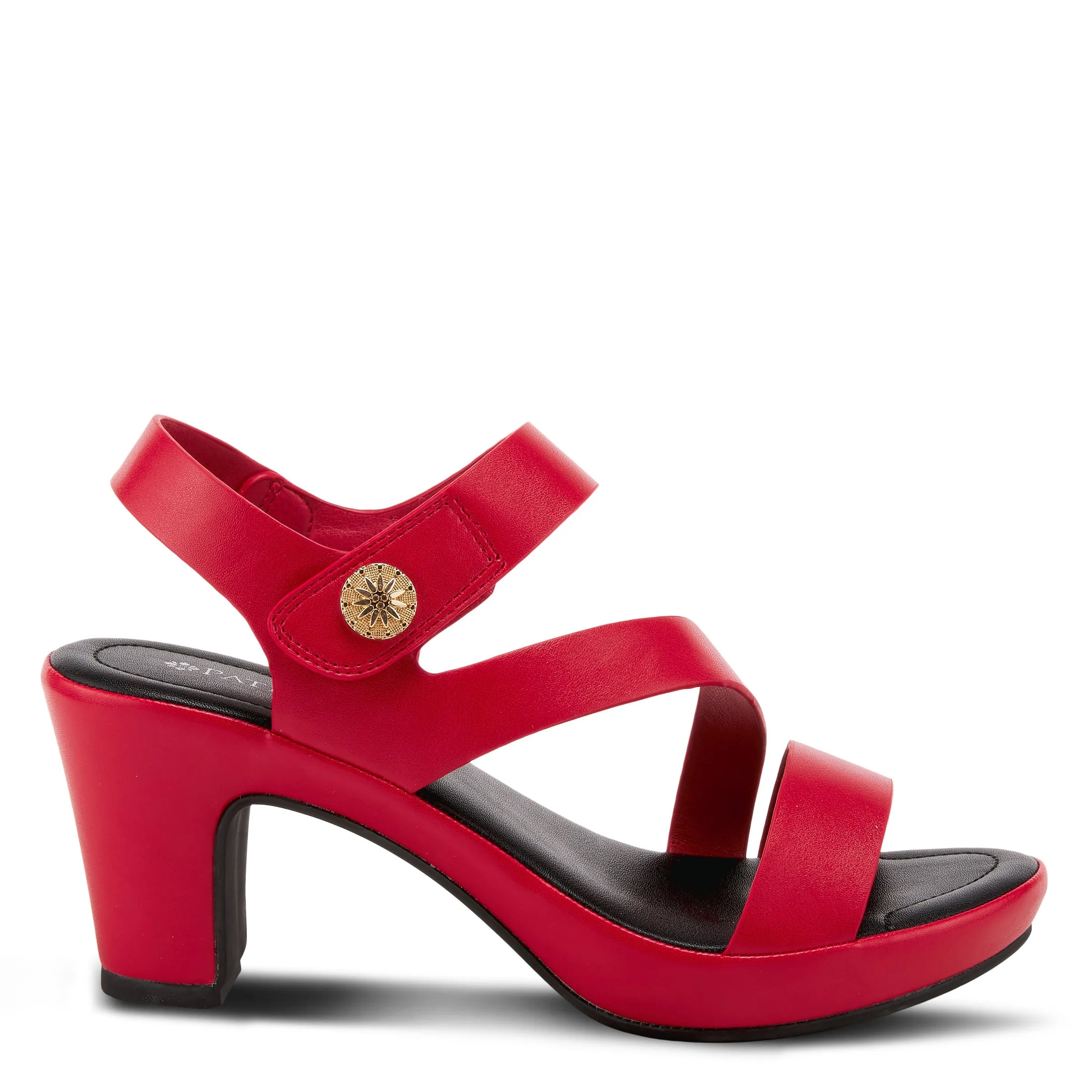 Spring Step Shoes Patrizia Asymadade Sandal Women's Vegan Comfort Heel
