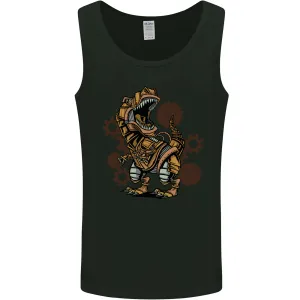 Steampunk T-Rex Dinosaur Mens Vest Tank Top