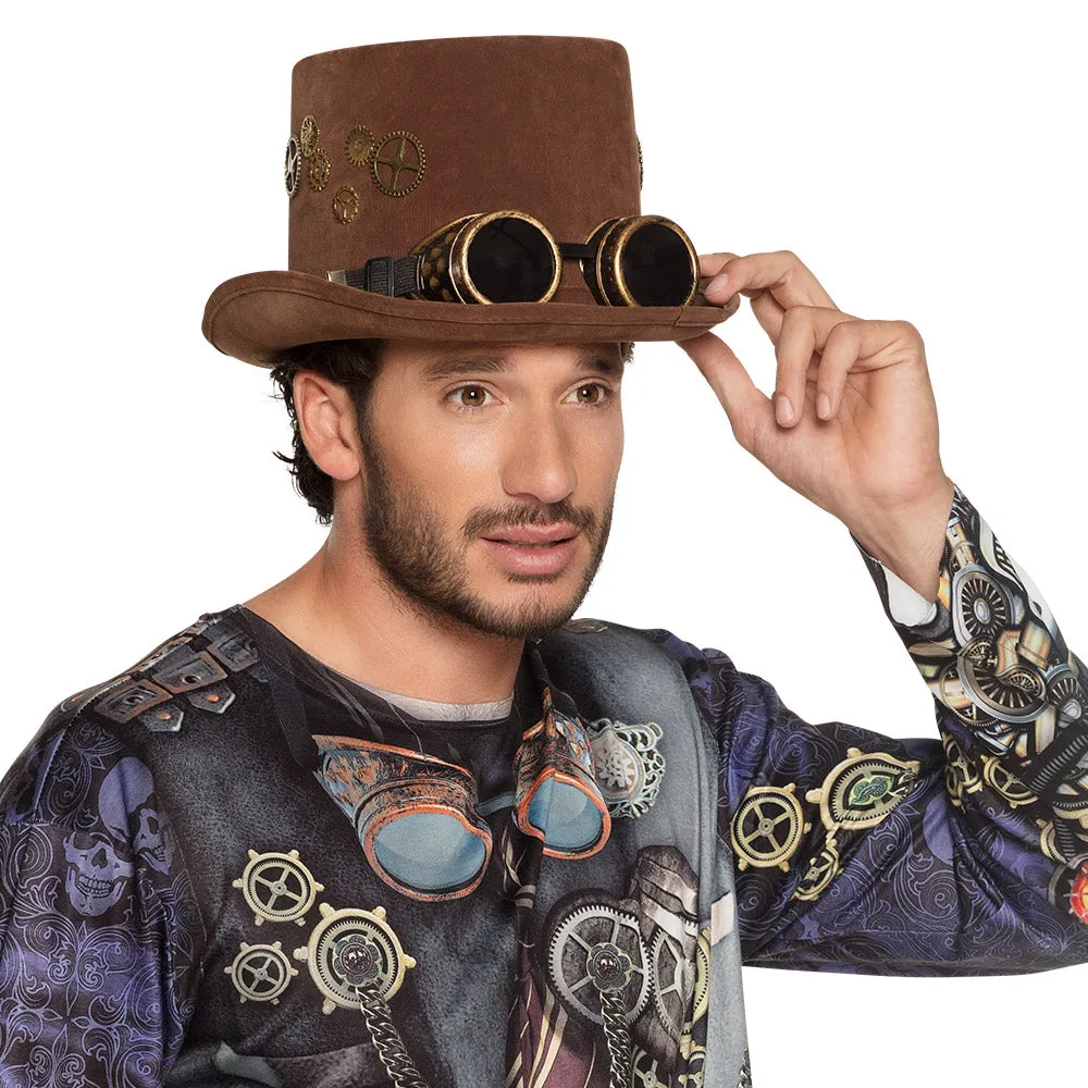 Steampunk top hat Sightpunk