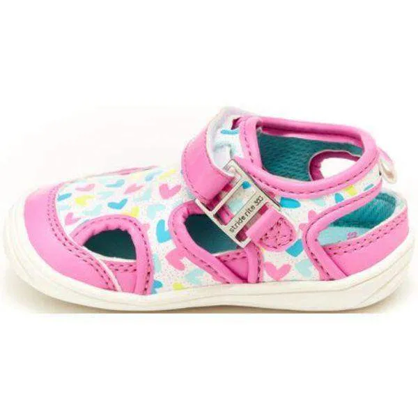 Stride Rite Wave Pink Infant/Toddler Sandals (Water Friendly/Machine Washable)