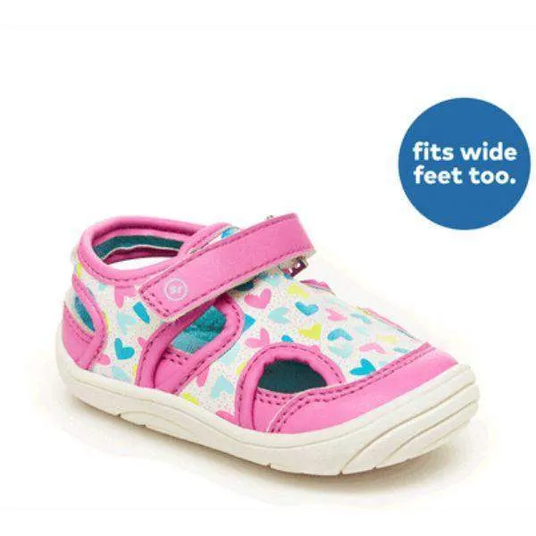 Stride Rite Wave Pink Infant/Toddler Sandals (Water Friendly/Machine Washable)