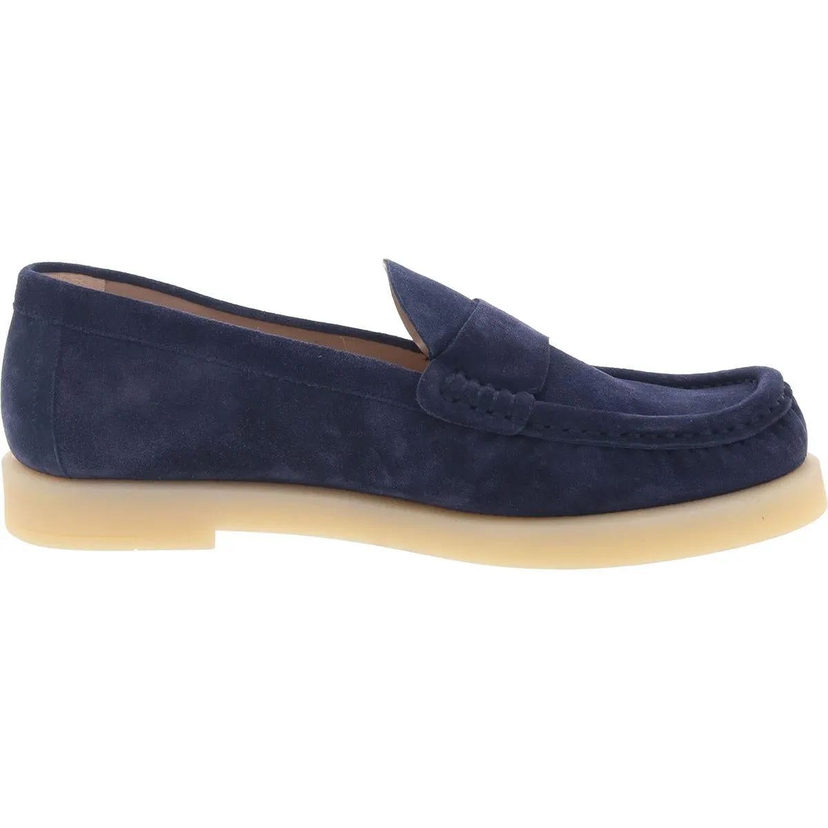 Stuart Weitzman Womens Blake Solid Suede Loafers
