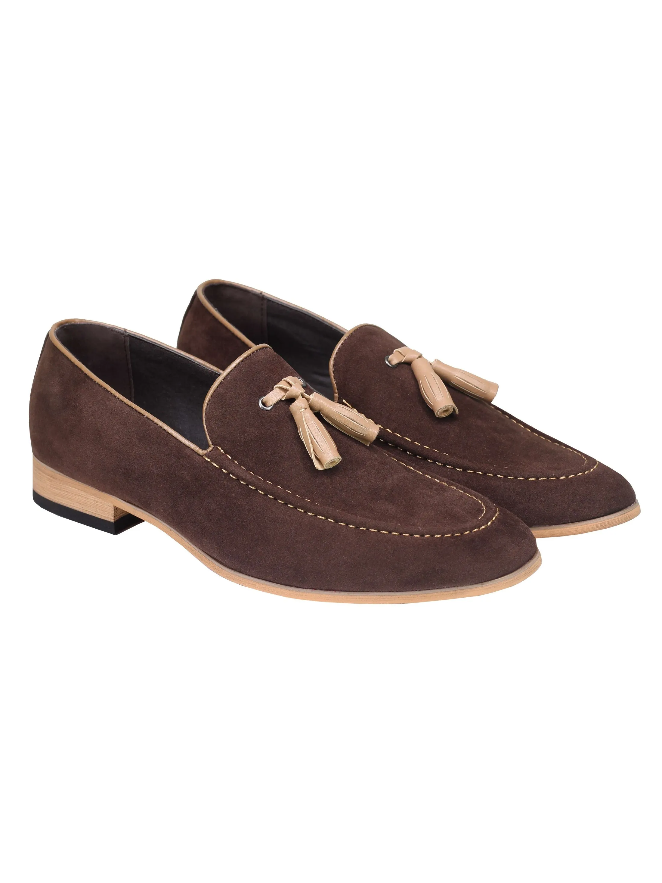 SUEDE - FAUX LEATHER TASSEL LOAFERS