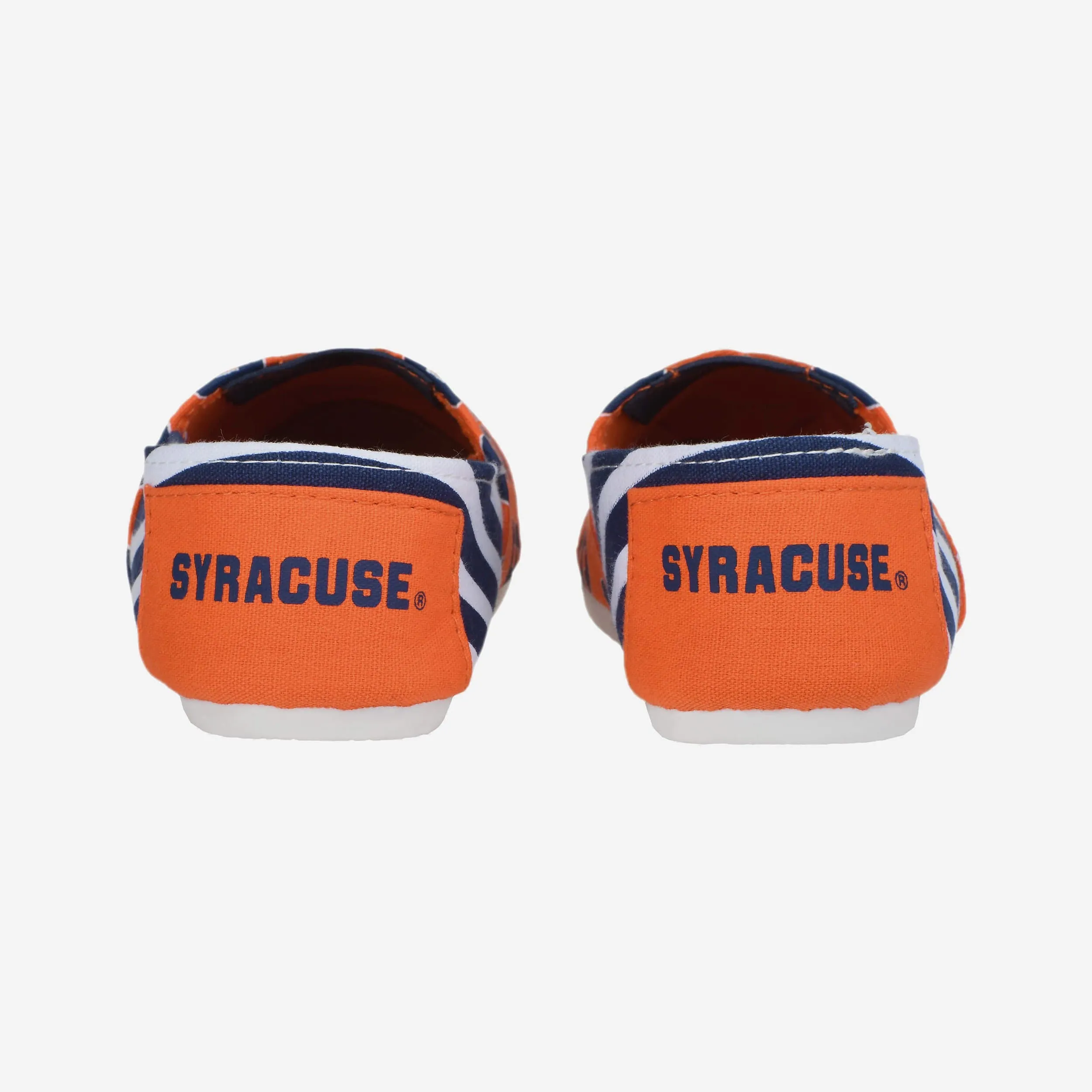 Syracuse Orange Womens Stripe Canvas Shoe