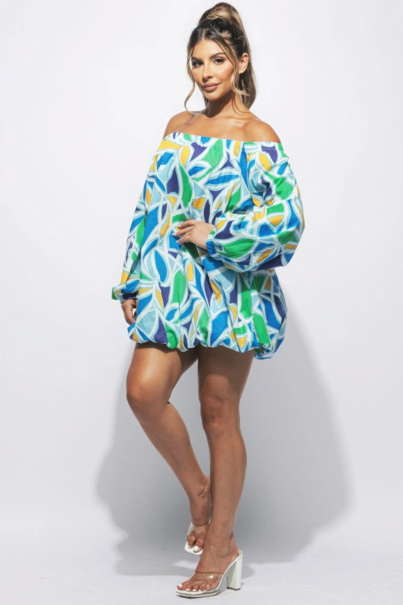 Vibrant Bubble Dress