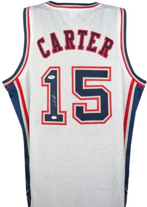 Vince Carter Signed Autographed New Jersey Nets Basketball Jersey (PSA/DNA COA)