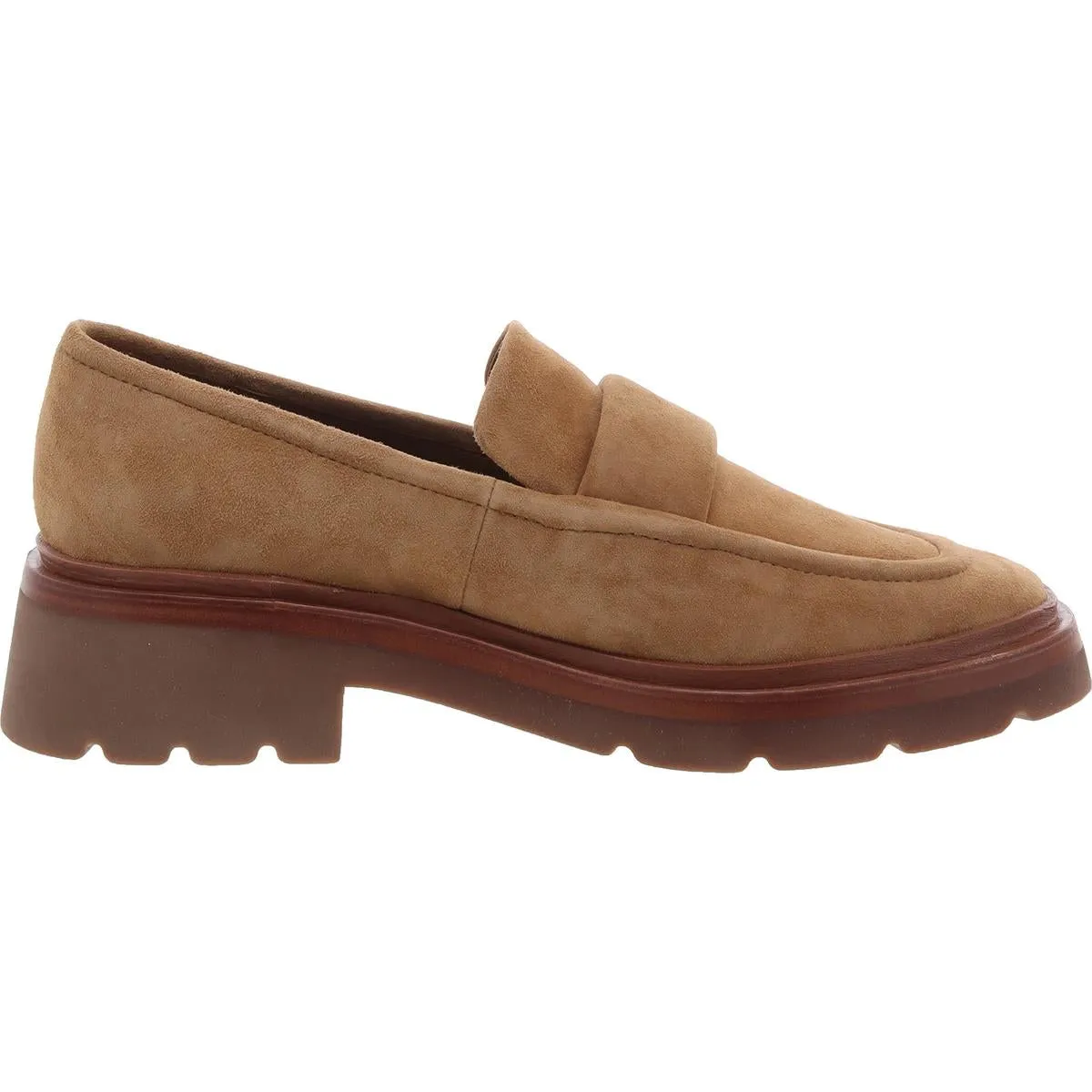 Vince Womens Robin Solid Square Toe Loafers