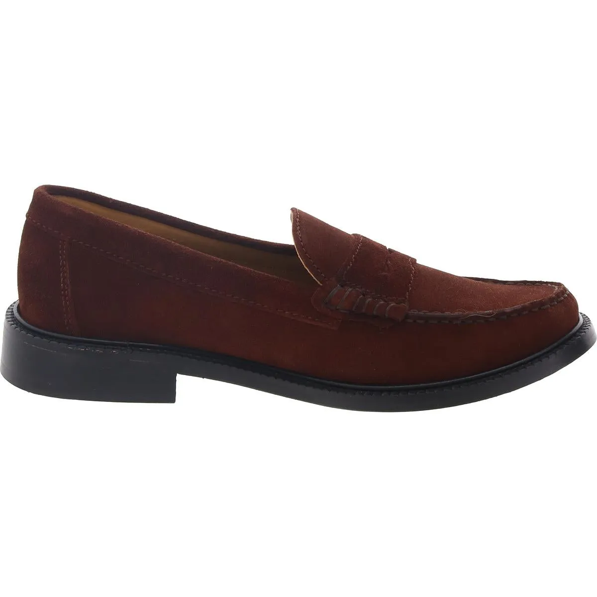 VINNY's Mens Yardee Padded Insole Leather Loafers