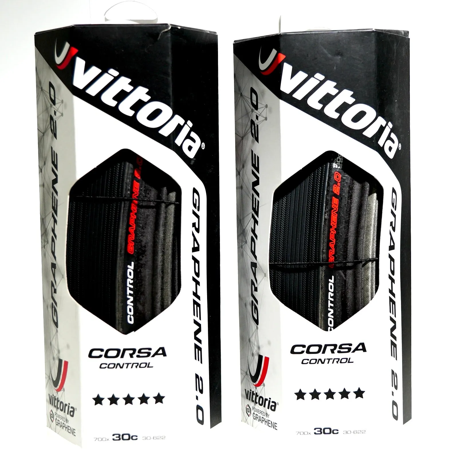 Vittoria Corsa Control G 2.0 700 x 30C Clincher Bike Tire 320TPI Black