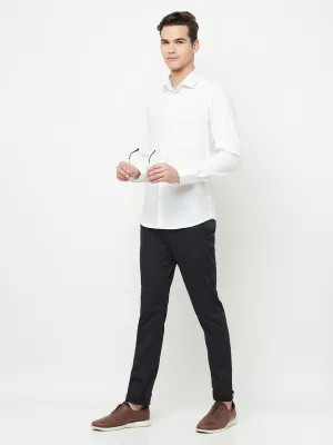 White Solid Shirt