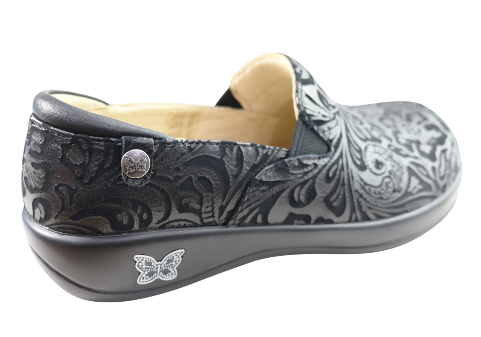 Womens Alegria Keli Comfortable Leather Professional Slip On Shoes