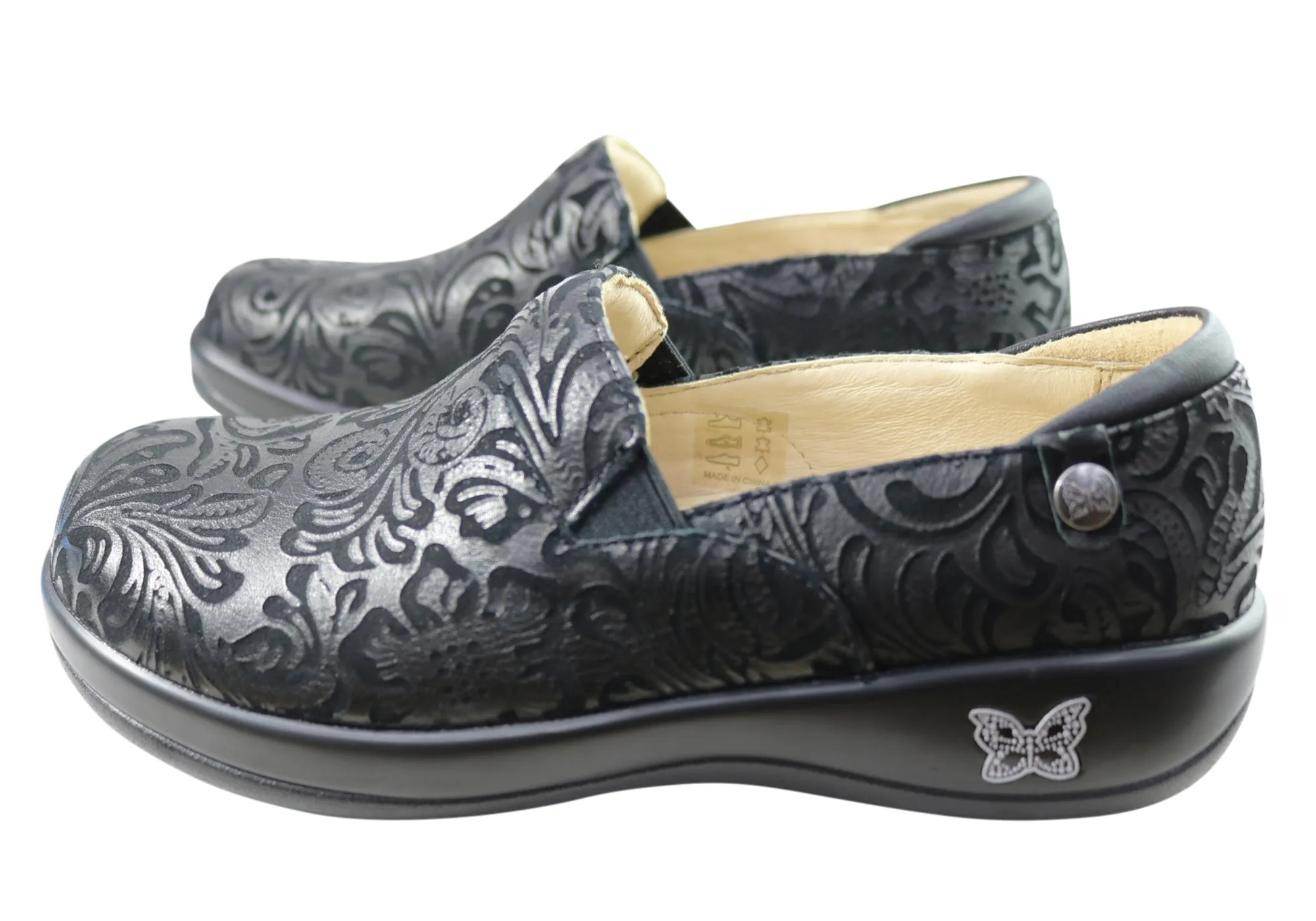 Womens Alegria Keli Comfortable Leather Professional Slip On Shoes