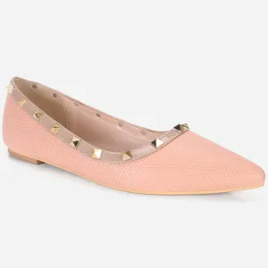 Womens "ADELAIDA  "Pointed Adorned Flat Shoes