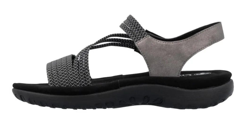 WOMEN'S RIEKER FRANJA 70 | MINERAL / SCHWARZ - WEISS