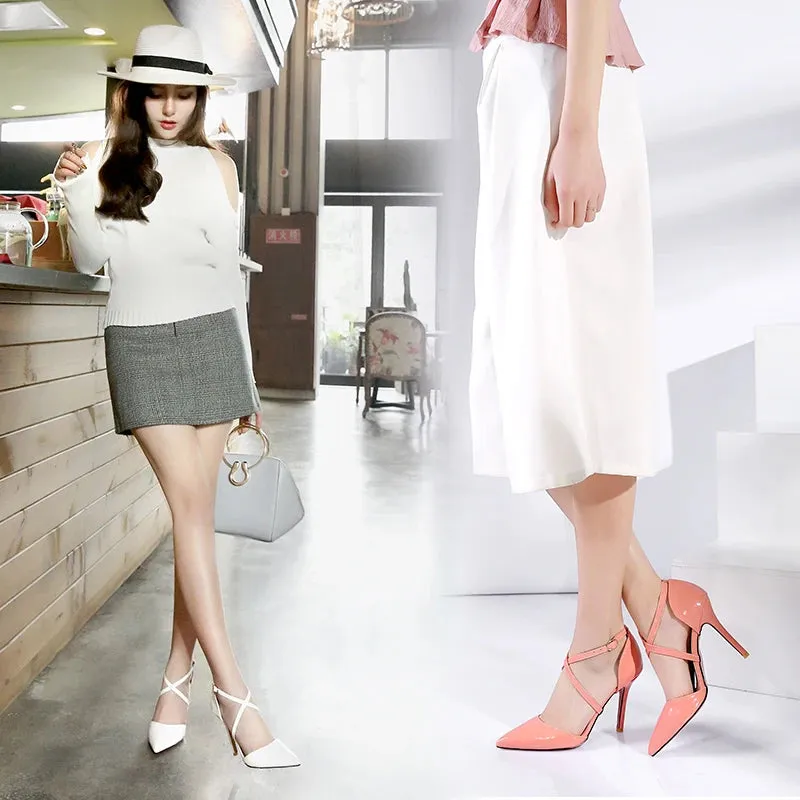 Women's Sandals Women's Shoes 2024 New Summer Women's Temperament Fairy Style with Skirt Super High Heels Not Tiring Feet Single Shoes Extra Large Size 47 Super Small Size 30