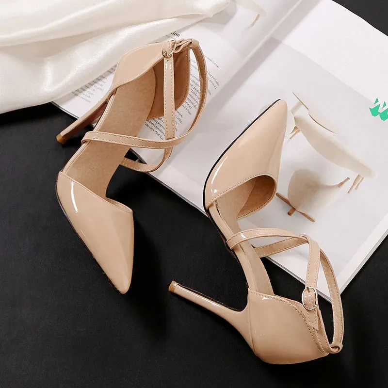 Women's Sandals Women's Shoes 2024 New Summer Women's Temperament Fairy Style with Skirt Super High Heels Not Tiring Feet Single Shoes Extra Large Size 47 Super Small Size 30