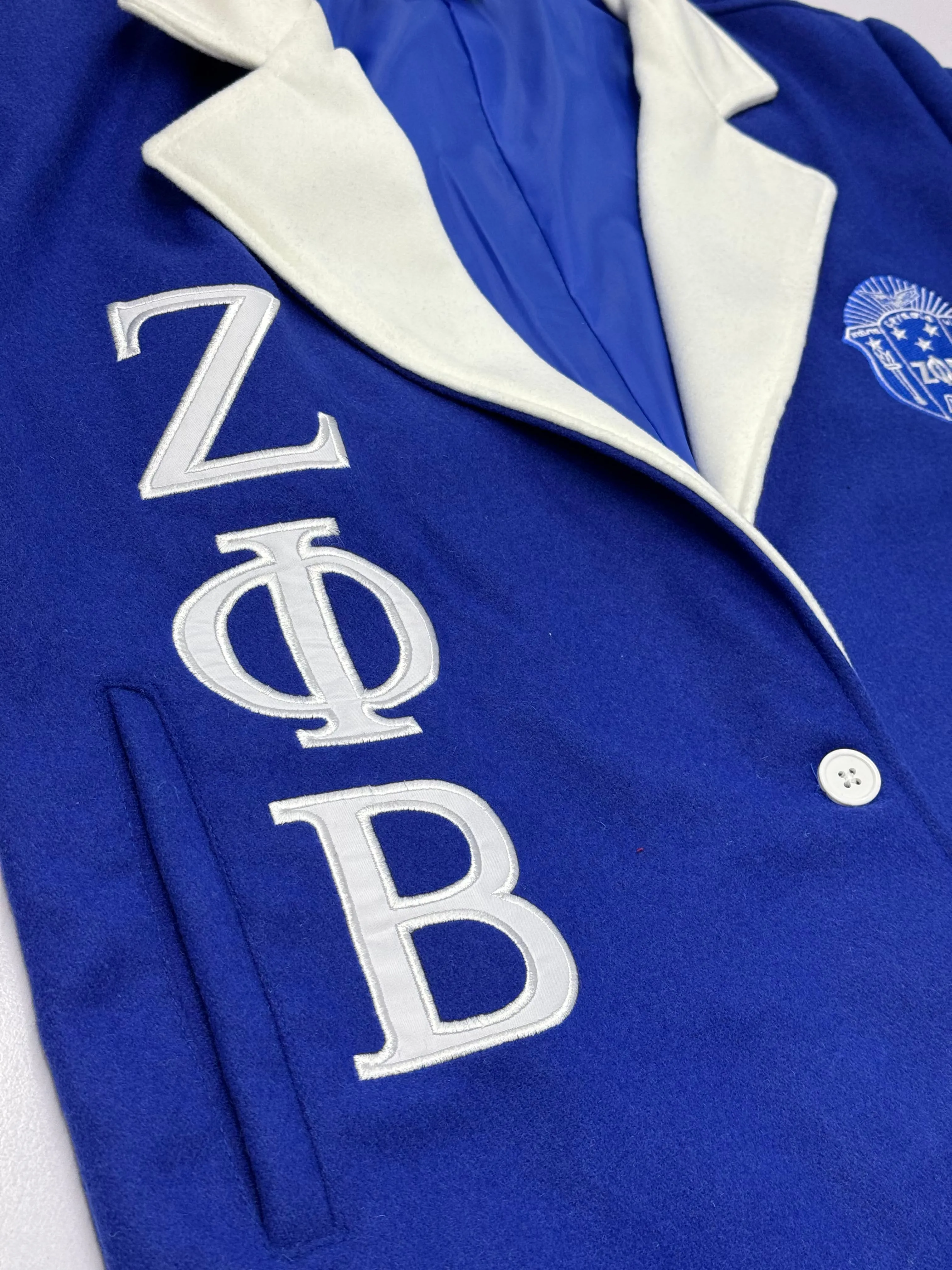 Zeta Phi Beta Wool Coat