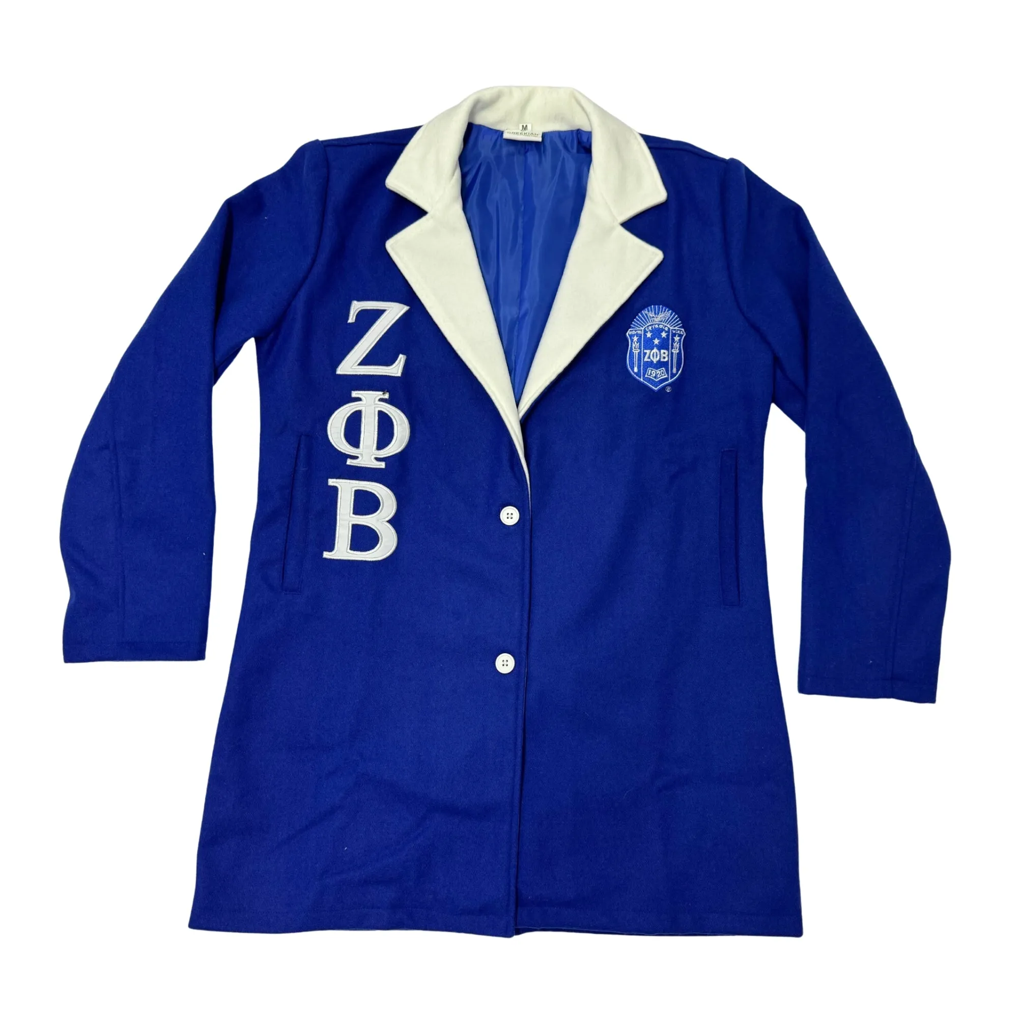 Zeta Phi Beta Wool Coat